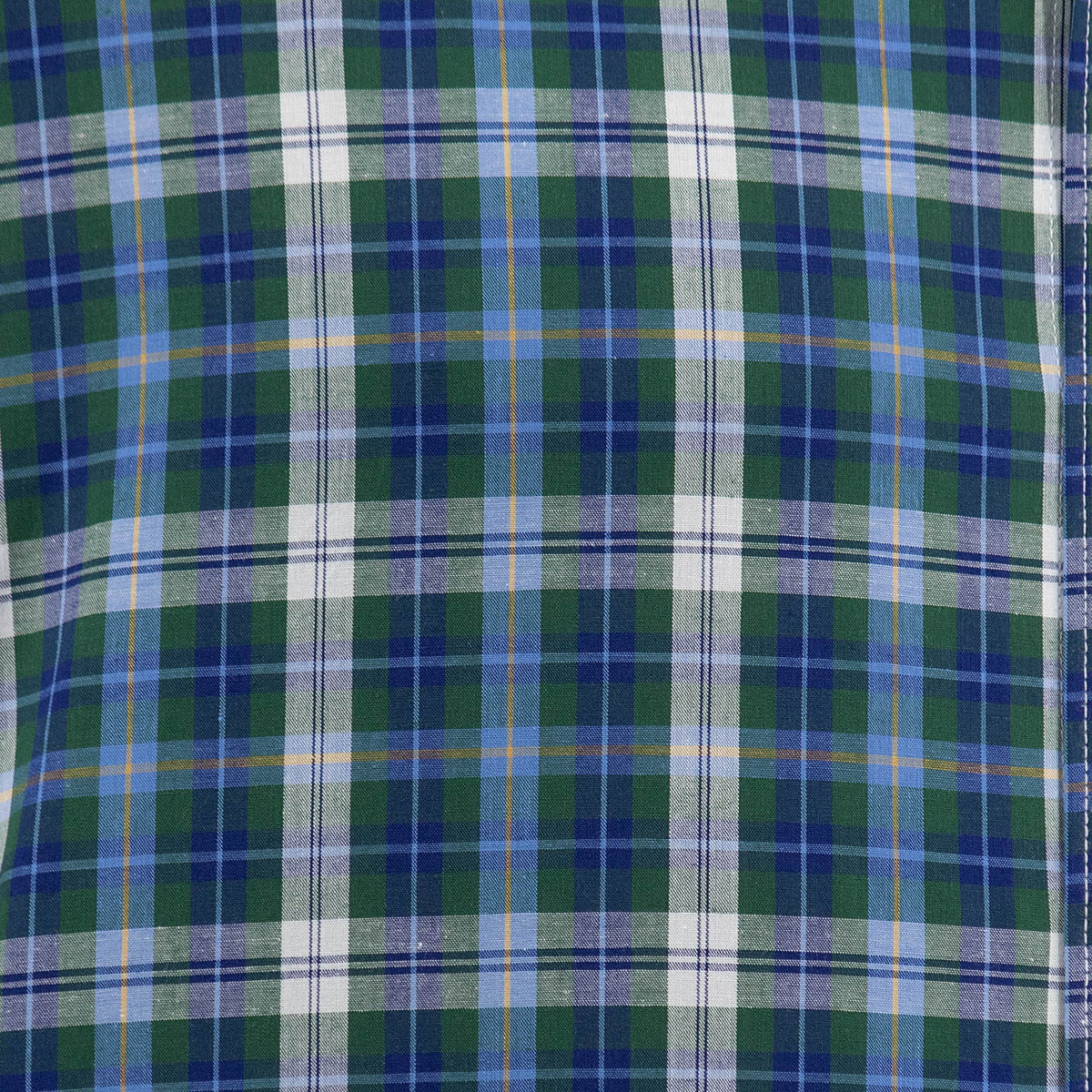 Camisa de Cuadros Verde con Manga Larga 100% Algodón Talla Extra 2312624