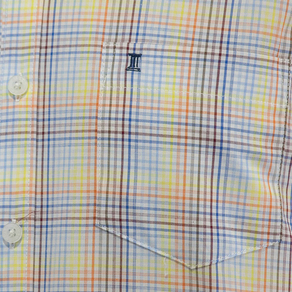 Camisa Cuadros Multicolor con Manga Larga 100% Algodón 2312617