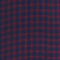 Camisa de Cuadros Roja con Manga Corta 100% Algodón 2315009