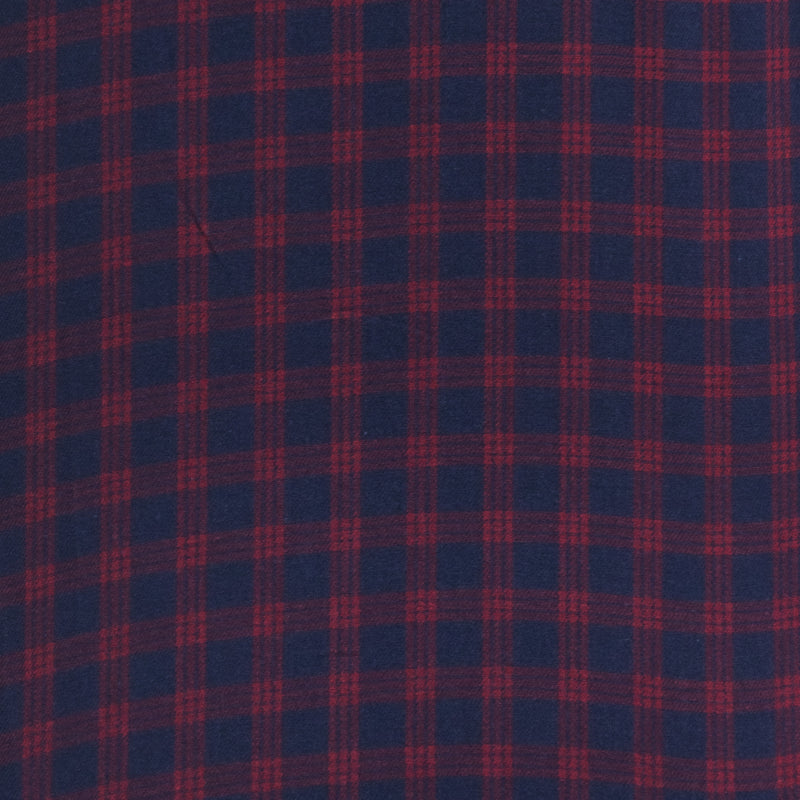 Camisa de Cuadros Roja con Manga Corta 100% Algodón 2315009