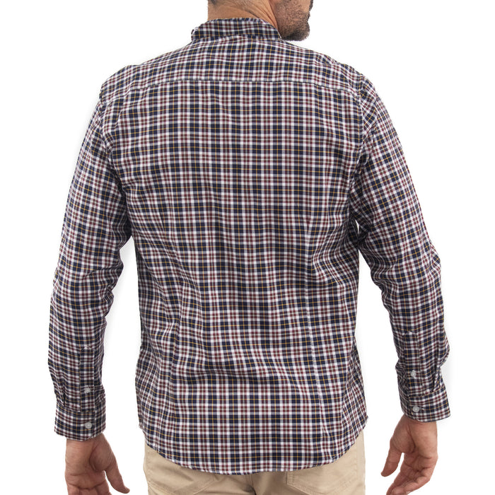 Camisa de Cuadros Multicolor con Manga Larga 100% Algodón 2315063