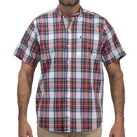 Camisa de Manga Corta Cuadros Multicolor 100% Algodón 2315119