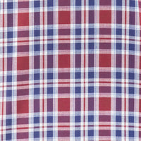 Camisa de Cuadros Roja con Manga Corta 100% Algodón 2315206