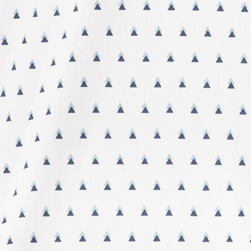 Camisa Blanca Estampada con Manga Larga 100% Algodón 2315442