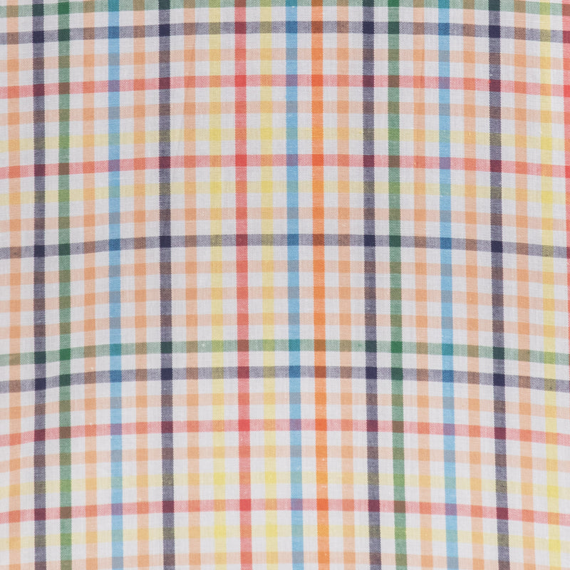 Camisa de Cuadros Multicolor con Manga Larga 100% Algodón 2315443