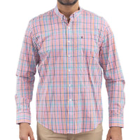 Camisa de Cuadros Multicolor con Manga Larga 100% Algodón 2315444