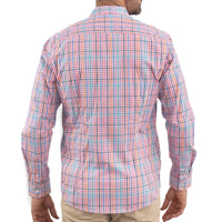 Camisa de Cuadros Multicolor con Manga Larga 100% Algodón 2315444