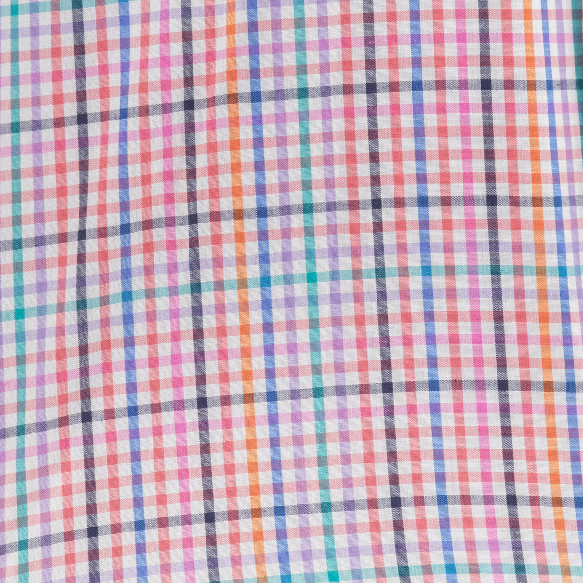 Camisa de Cuadros Multicolor con Manga Larga 100% Algodón 2315444