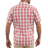 Camisa de Cuadros Roja con Manga Corta 100% Algodón 2315466