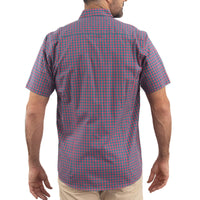 Camisa de Cuadros Rosa con Manga Corta 100% Algodón 2315508