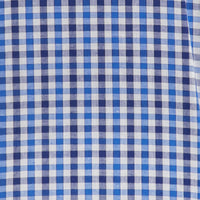 Camisa de Cuadros Azul con Manga Corta 100% Algodón 2315512