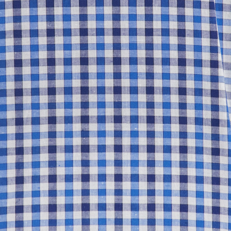 Camisa de Cuadros Azul con Manga Corta 100% Algodón 2315512