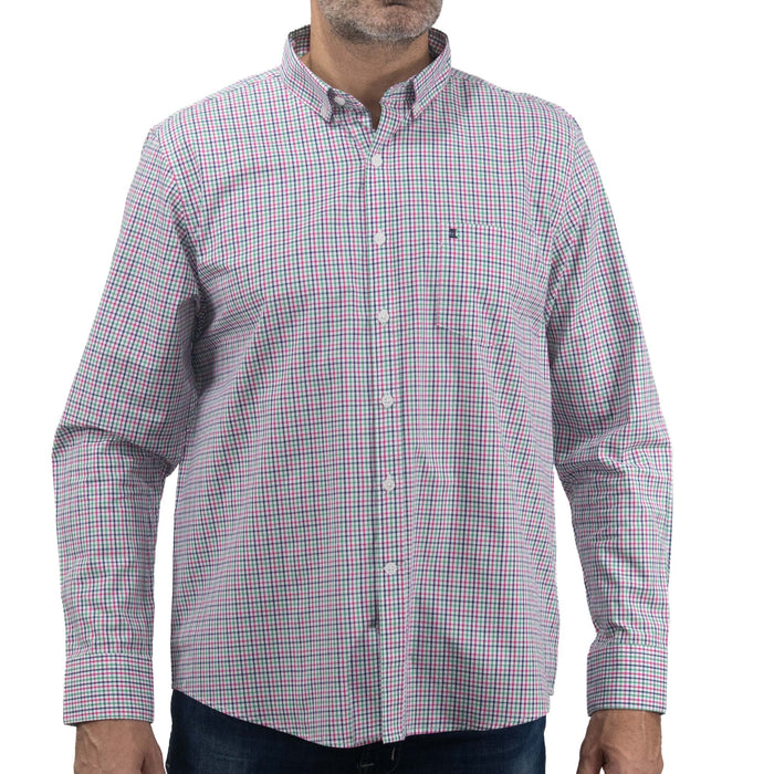 Camisa de Cuadros Multicolor con Manga Larga 100% Algodón 2405054