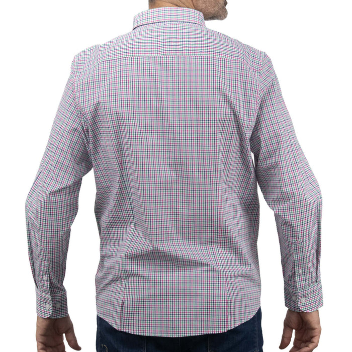 Camisa de Cuadros Multicolor con Manga Larga 100% Algodón 2405054