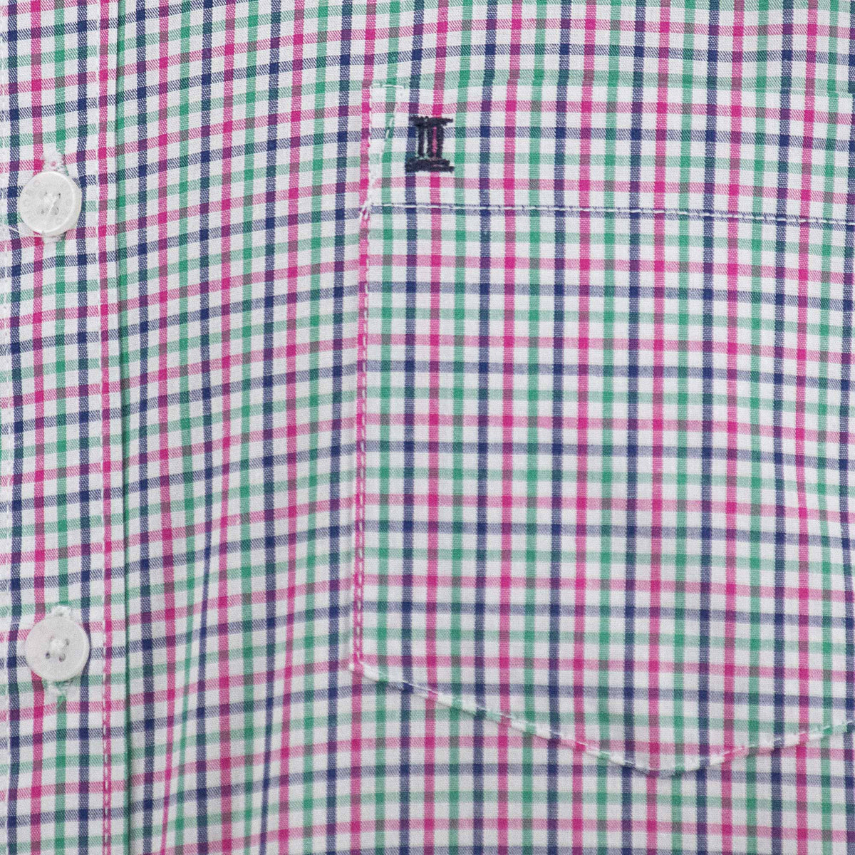 Camisa de Cuadros Multicolor con Manga Larga 100% Algodón 2405054