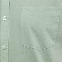 Camisa Gris Lisa con Manga Corta 100% Algodón 2408047
