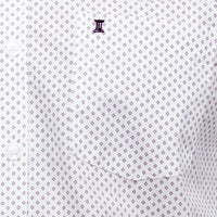 Camisa de Manga Larga Blanca con Estampado 2408068
