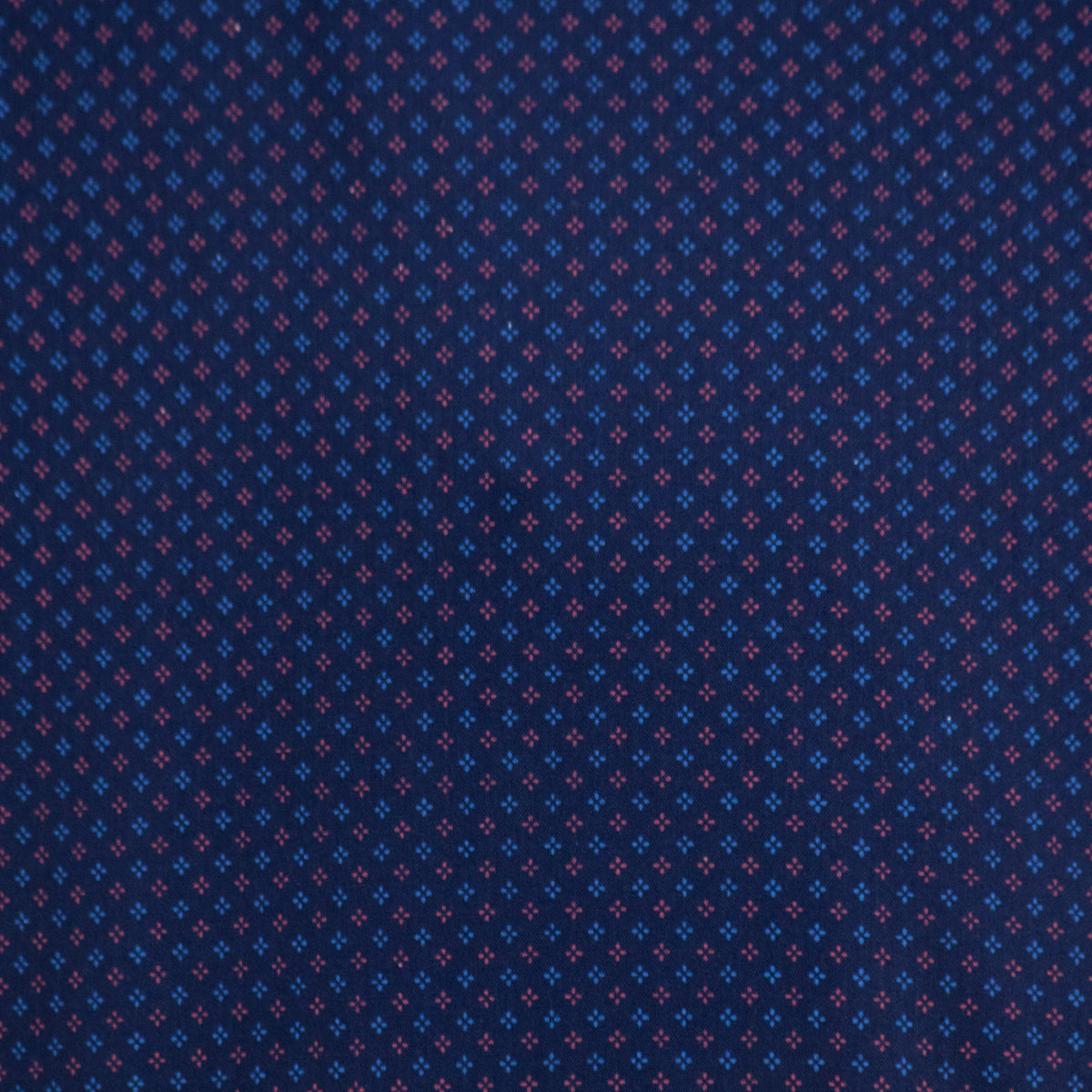 Camisa Azul con Estampado de Manga Corta 2408075
