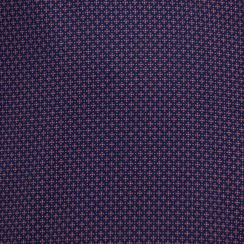 Camisa Para Caballero Casual Manga Corta Estampado Púrpura