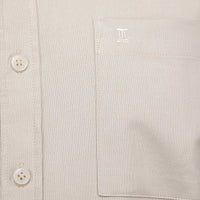 Camisa Lisa Caqui con Manga Larga 100% Algodón 2409087