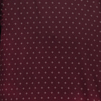 Camisa Guinda con Estampado de Manga Larga 100% Algodón 2409111