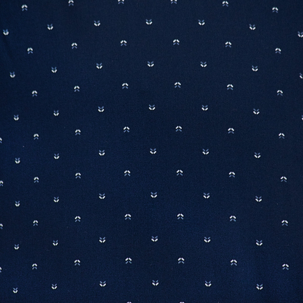Camisa Azul con Estampado de Manga Corta 100% Algodón 2409128