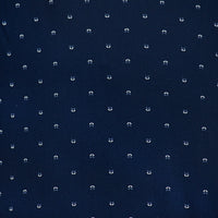 Camisa Azul con Estampado de Manga Corta 100% Algodón 2409128