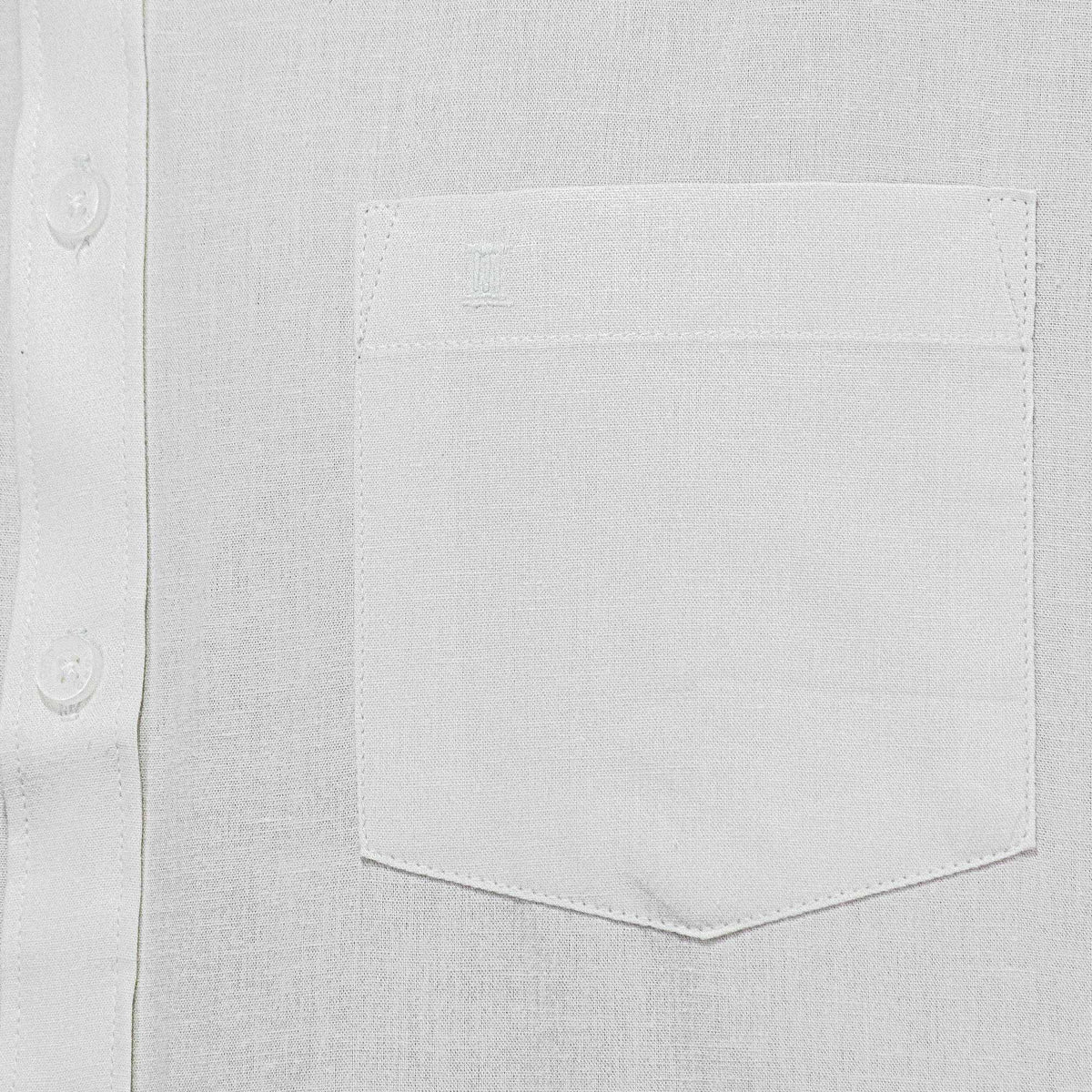 Camisa de Manga Corta Lisa Blanca 2409130