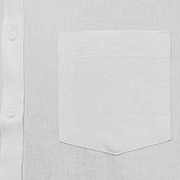 Camisa de Manga Corta Lisa Blanca 2409130
