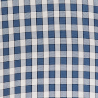 Camisa Bambú de Cuadros Azul con Manga Corta 2409131