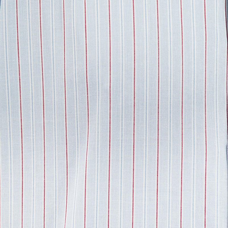 Camisa Rayas Azul con Manga Corta 100% Algodón 2409144