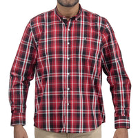 Camisa de Cuadros Roja con Manga Larga 2409155
