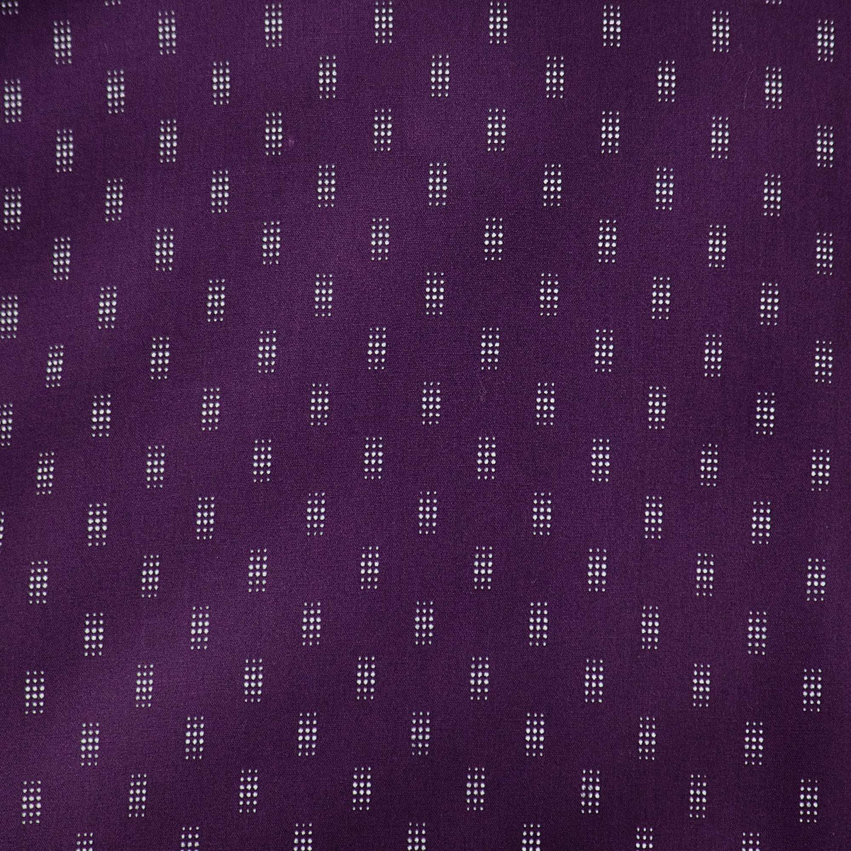 Camisa Morada Estampada de Manga Corta 2409181