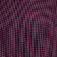 Camisa Morada con Estampado de Manga Corta 2409181