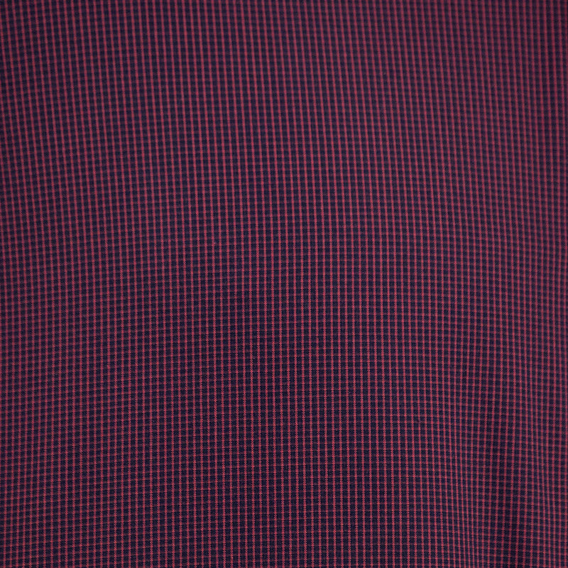 Camisa Morada con Estampado de Manga Corta 2409181