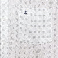 Camisa Blanca Estampado con Manga Corta 2409182