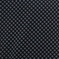 Camisa Negra con Estampado de Manga Corta 2409185