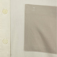 Camisa Lisa Caqui con Manga Larga 100% Algodón 2410190A