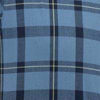 Camisa de Manga Corta Cuadros Azul 100% Algodón 2410214