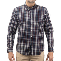 Camisa de Manga Larga Cuadros Azul 2410220