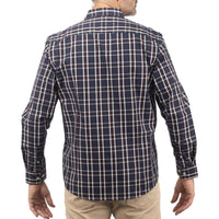 Camisa de Manga Larga Cuadros Azul 2410220