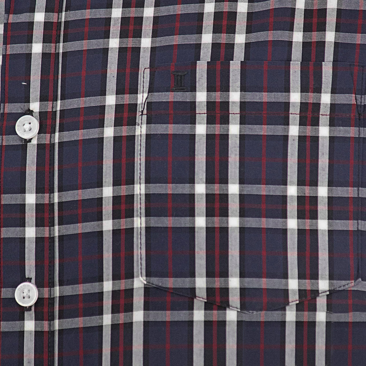 Camisa de Manga Larga Cuadros Azul 2410220