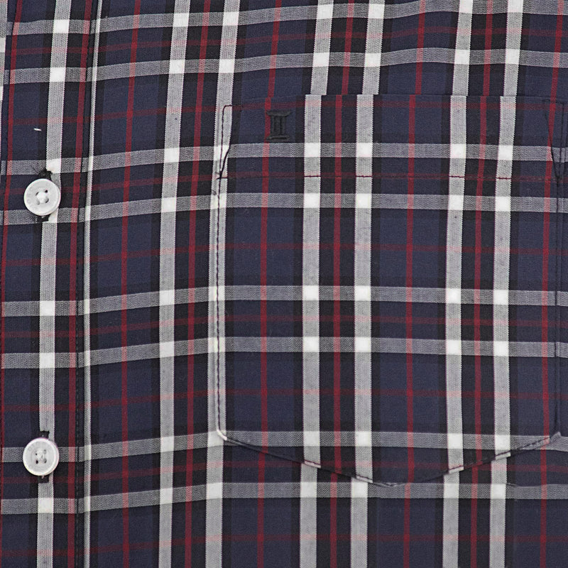 Camisa de Manga Larga Cuadros Azul 2410220