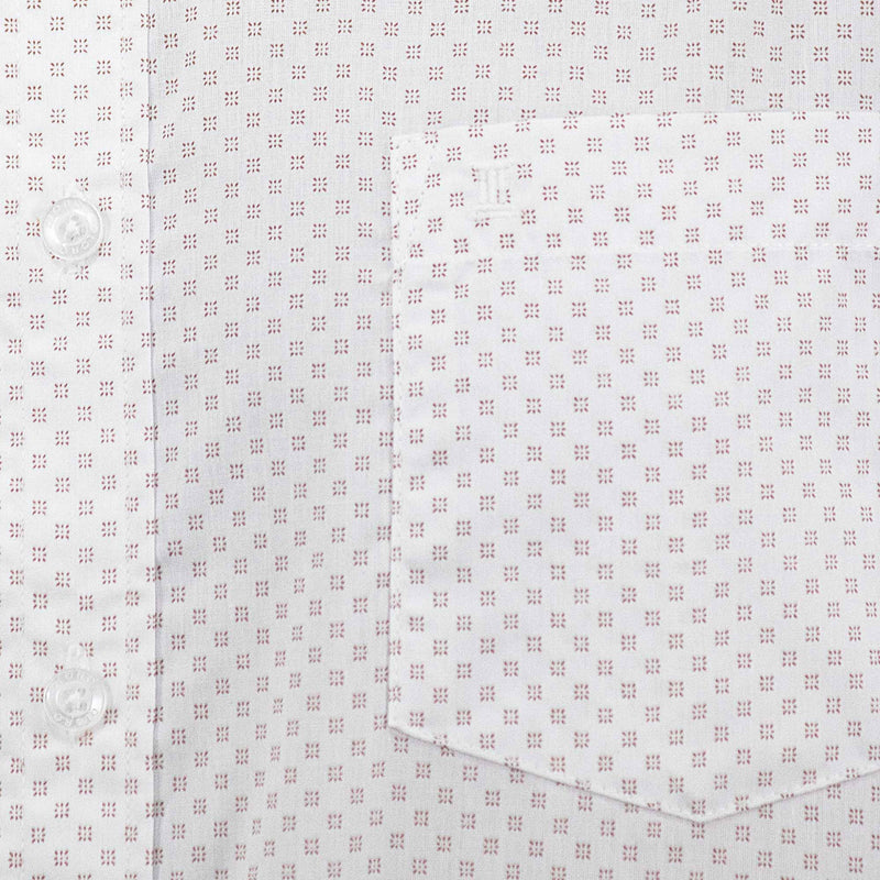 Camisa con Estampado Blanca de Manga Larga 2410222