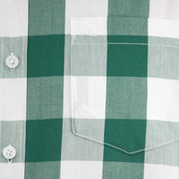 Camisa Cuadros Verde con Manga Corta 2410226