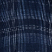 Camisa de Pana de Cuadros Azul con Manga Larga 100% Algodón 2410248