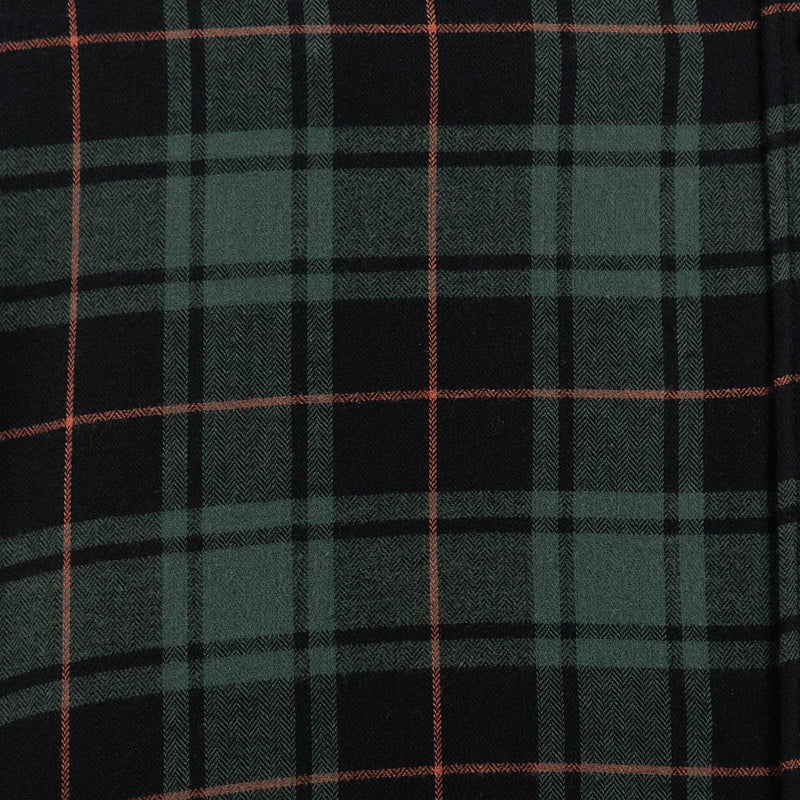 Camisa de Franela Verde Cuadros con Manga Larga Talla Extra 2410261