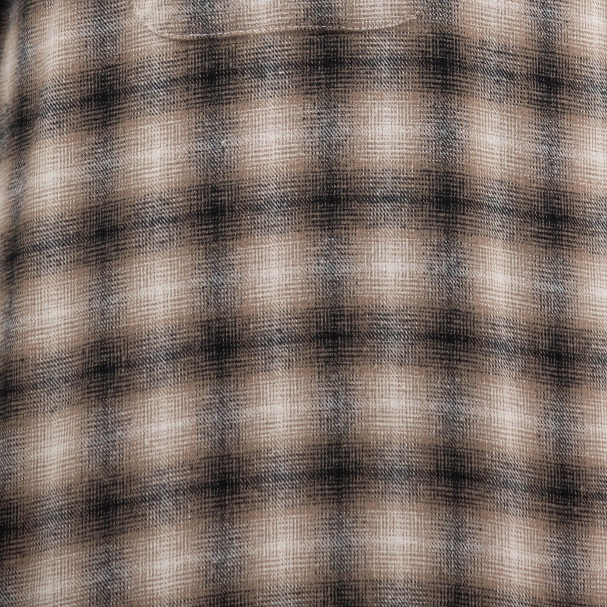 Camisa de Franela de Cuadros Café Manga Larga 100% Algodón 2410264