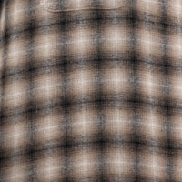 Camisa de Franela de Cuadros Café Manga Larga 100% Algodón 2410264