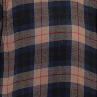 Camisa de Franela de Cuadros Café Manga Larga 2410277